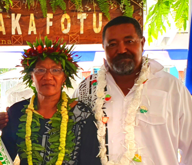 Ulu o Tokelau, Hon Fofo Tuisano and First Lady Maihe Tuisano copy-371